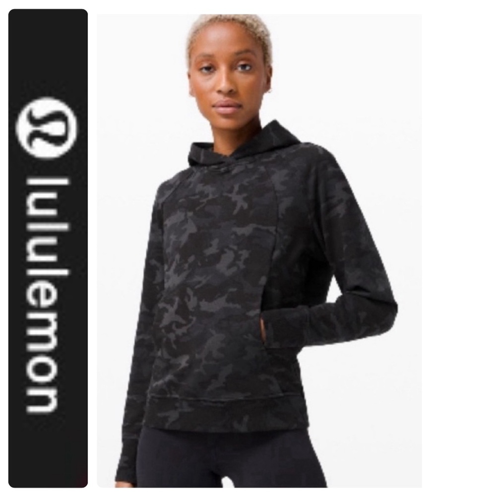 LULULEMON-Scuba Pullover Hoodie/(Incognito Camo Grey)6